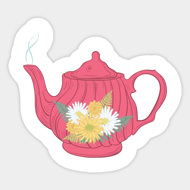 Colorful Kettle Sticker by SWON Design